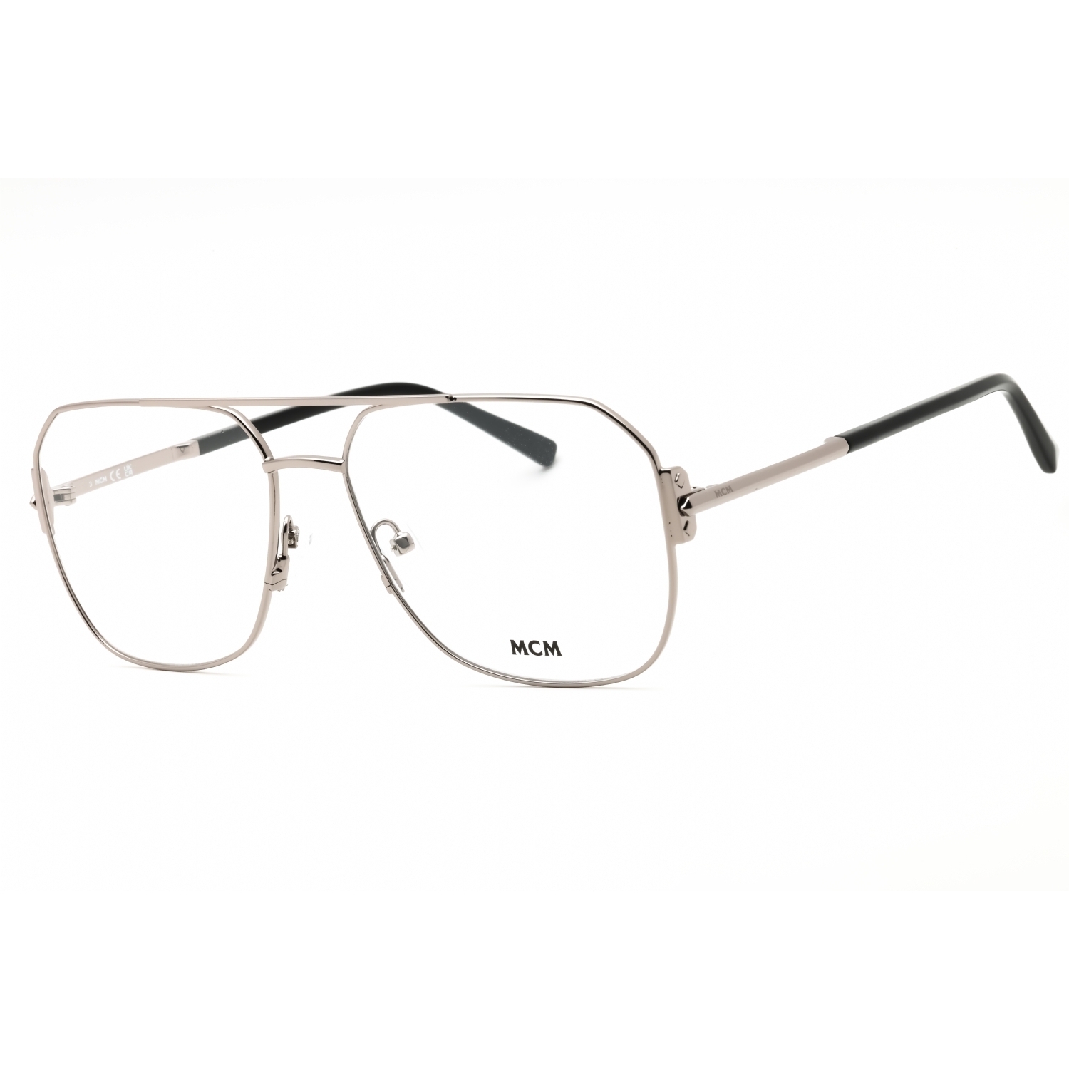 Mcm Mw5007 Eyeglasses Shiny Light Ruthenium Metal Aviator